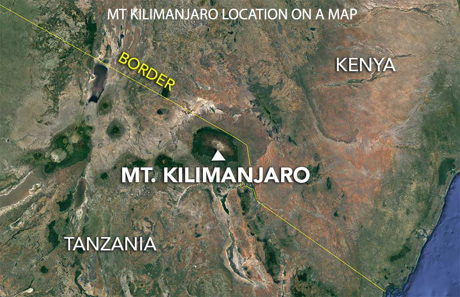 Is Mount Kilimanjaro in Kenya or Tanzania?