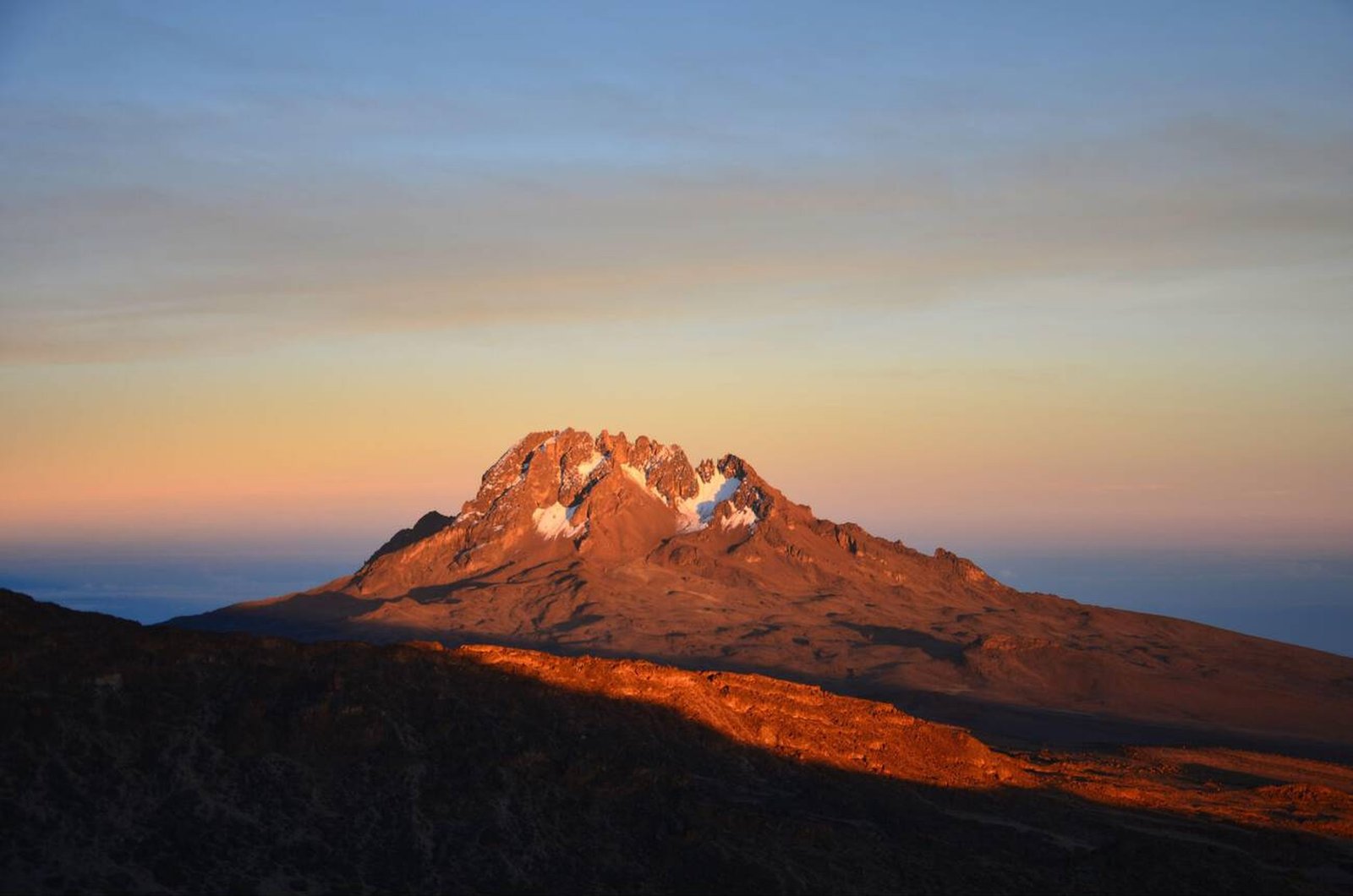Tour Map for Climbing Kilimanjaro via Lemosho Route with Kossovo camp